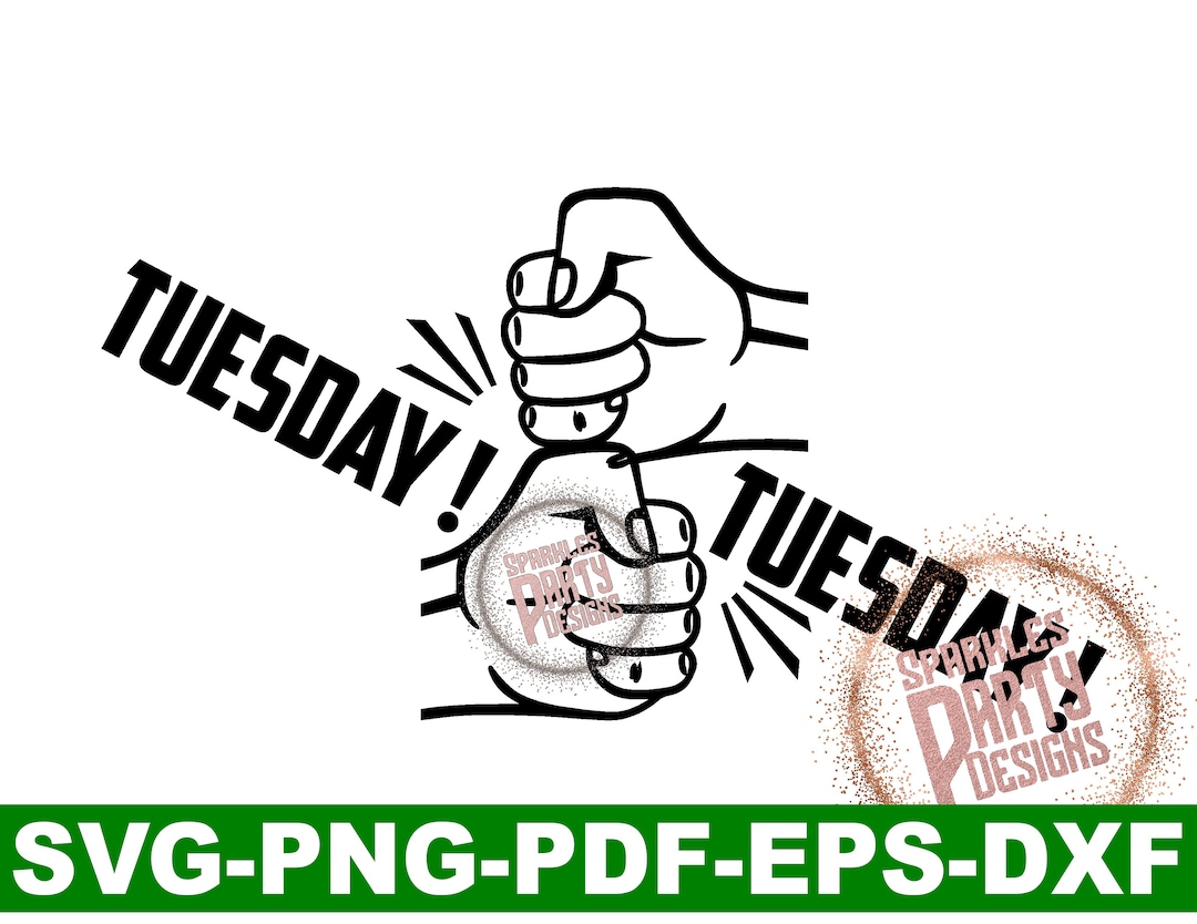 Tuesday Tuesday Fist Bump, Funny Sketch Meme, Streamer Meme, SVG File ...