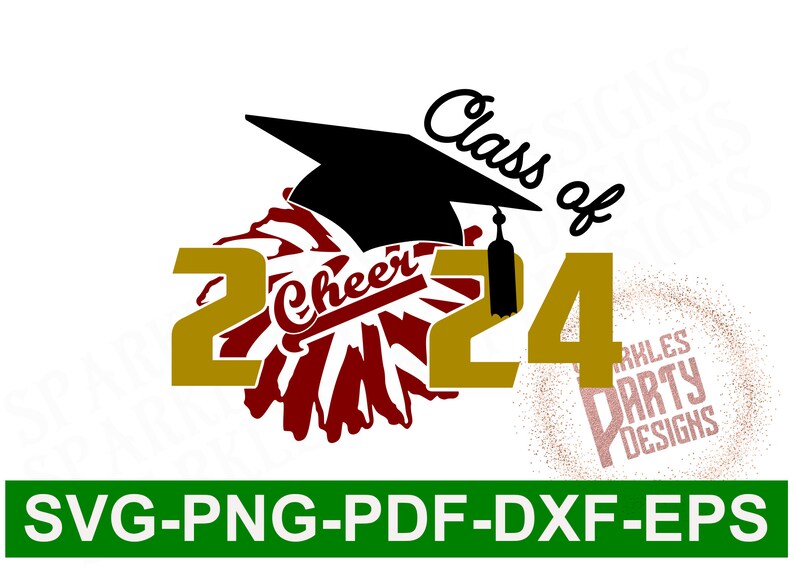 Cheer senior night svg Clase de 2024 svg 2024 Cheer Senior Etsy México