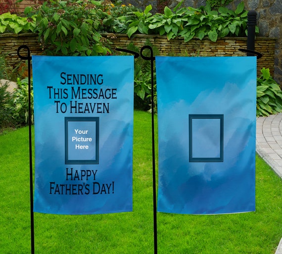 Dad Or Father Memorial Garden Flag Sublimation Design Template India Dad Or Father Memorial Garden Flag, How To Make Your Own Garden Flag