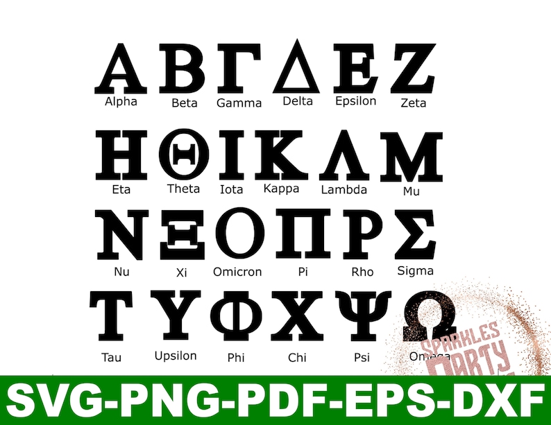 Greek Letters svg, Greek letters, Sorority letters svg, Sorority svg, fraternity svg, fraternity letters, Alpha svg, Phi svg, Beta svg, svg image 1