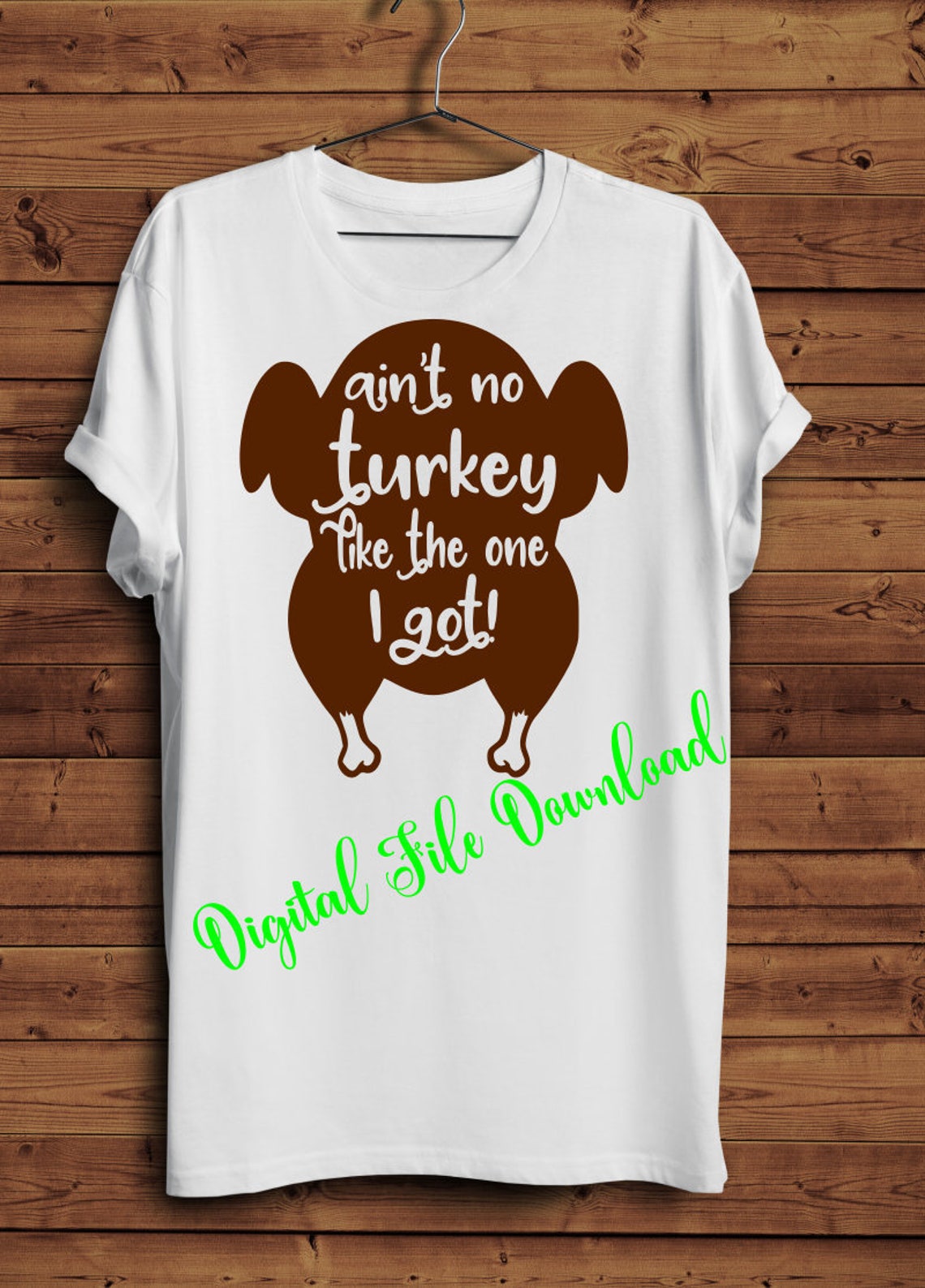 Svg Funny Thanksgiving Turkey shirt or apron svg cut files for | Etsy