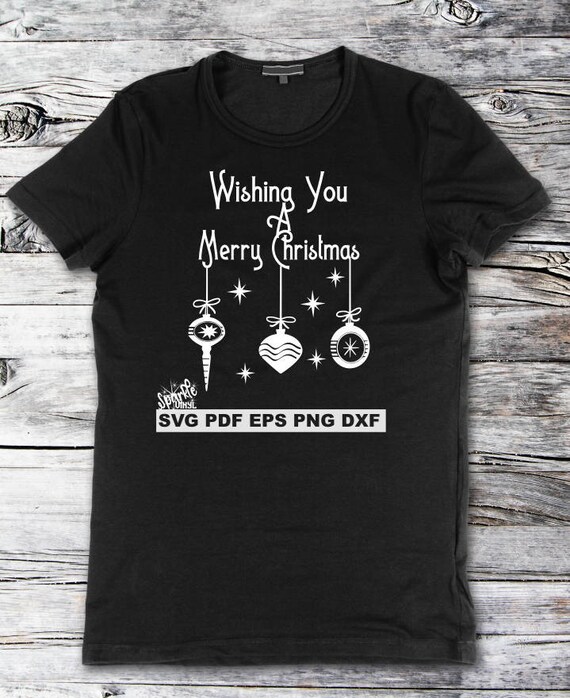 Download Free Svg Merry Christmas Ornament Retro Shirt Sign Svg Cut Files Etsy SVG DXF Cut File