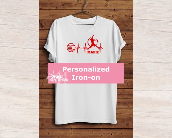 softball iron on transfers