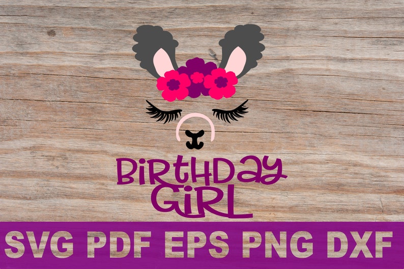Download LLama Party Llama birthday LLama Face svg Girl Llama svg | Etsy