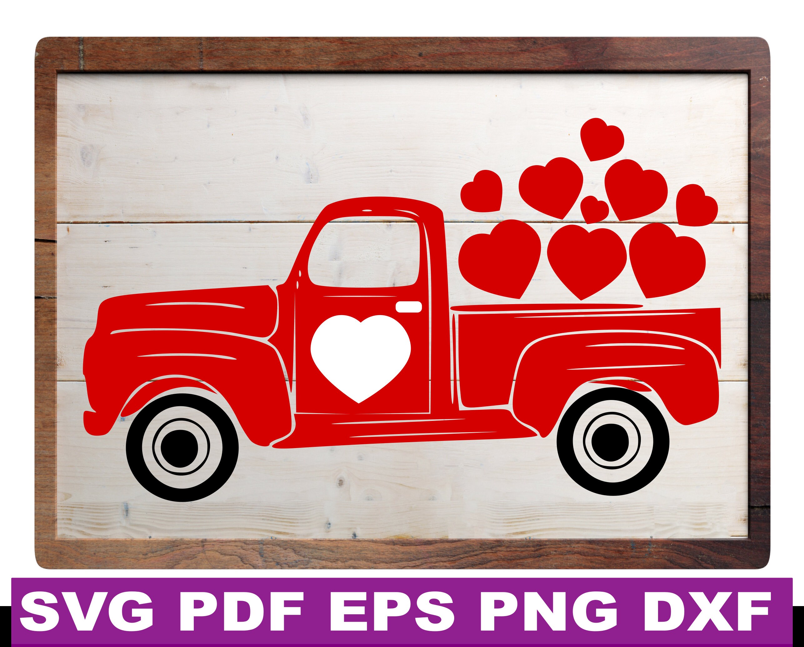 Free Free Red Truck Valentine Svg 872 SVG PNG EPS DXF File