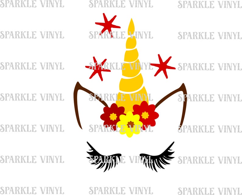 Fall Unicorn SVG and Sublimation Png Design Graphic ...