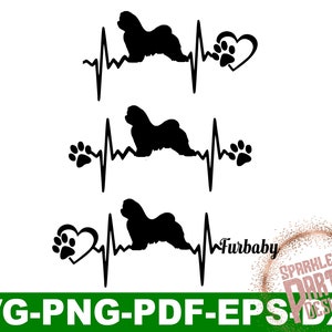 svg Maltese dog svg cut files for silhouette or cricut, Maltese svg bundles, Maltese, Maltese gift, Maltese art, paw print, Maltese design,