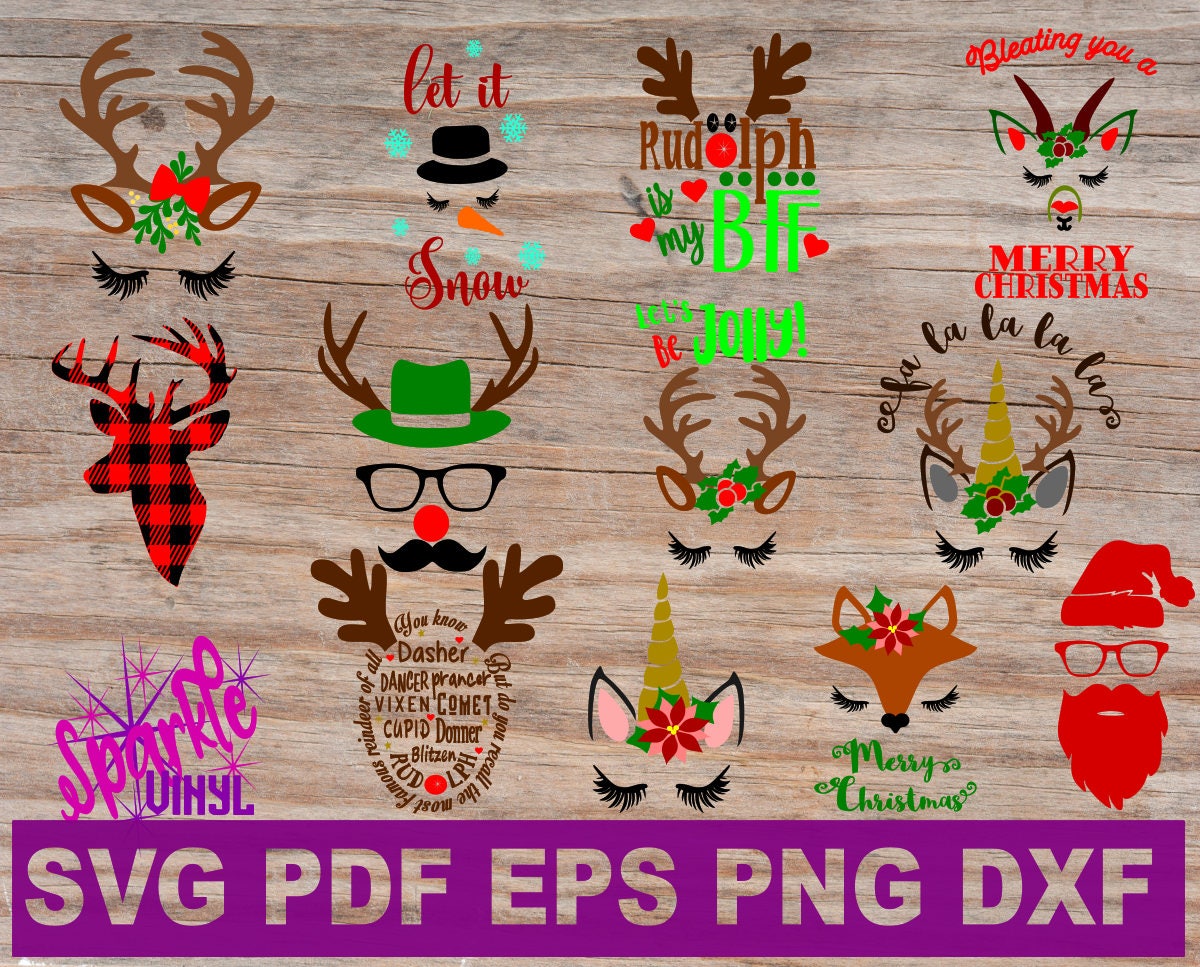 Download Svg Christmas Bundle Christmas svg files for cricut or | Etsy