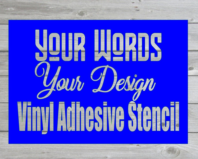 Custom Vinyl Stencil Custom Vinyl Stencil for Glass Custom Etsy