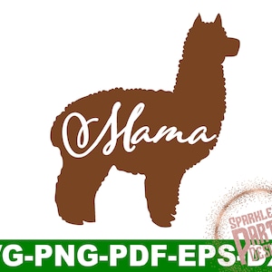 Mama llama, Mama llama svg, llama svg, llama printable, llama mama svg, llama silhouette svg, mama svg, mama svg file, svg files for cricut