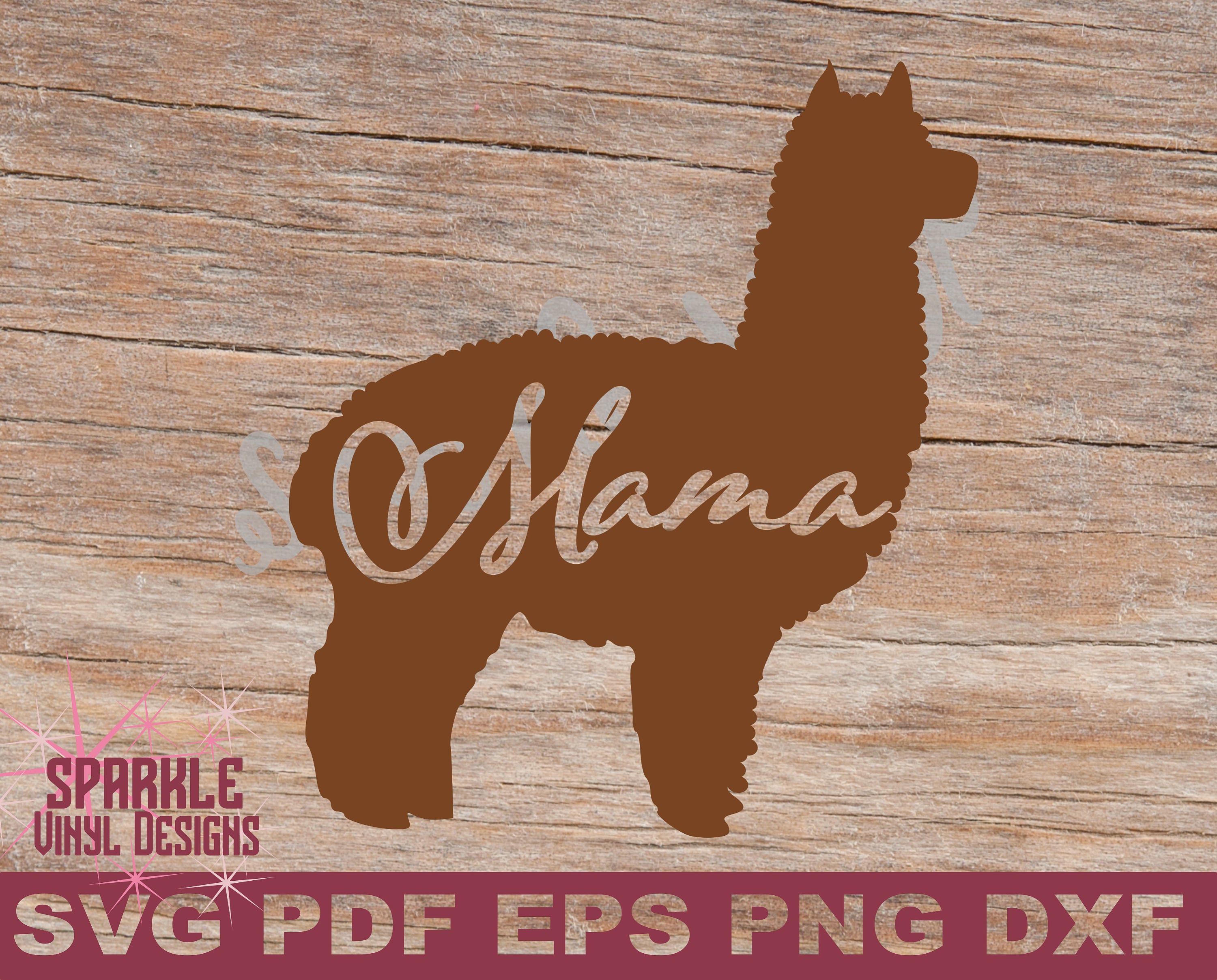 Mama llama Mama llama svg llama svg llama printable llama | Etsy