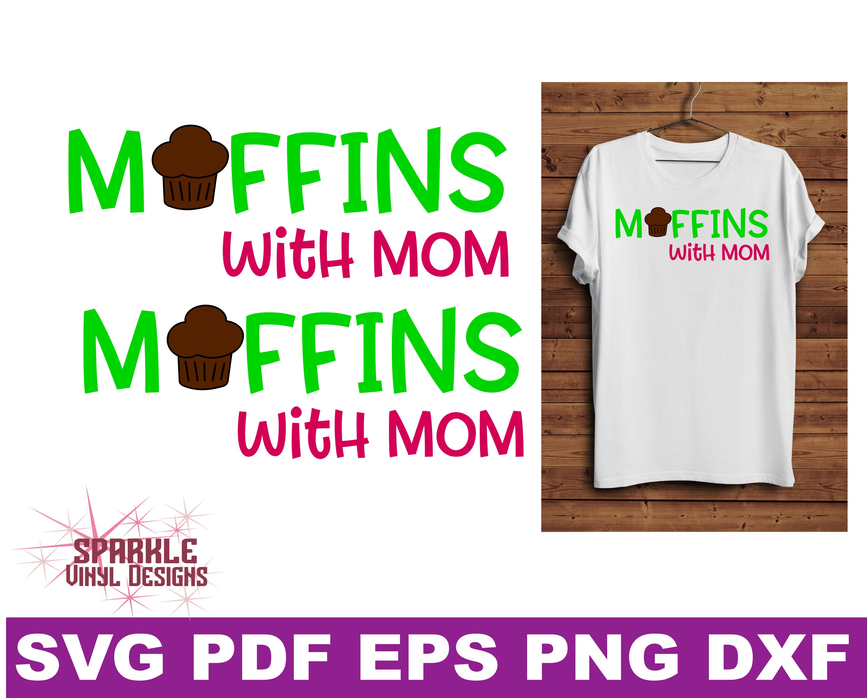 Muffins Svg Mom Svg Mom Svg Files Svg Mom Muffin With Mom Etsy Ireland