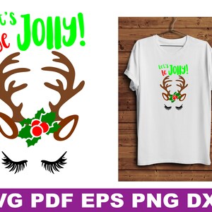 Rentier SVG Dateien, Rentier svg, svg Dateien für Cricut, Rentier Gesicht SVG, Weihnachts svg Dateien, Wimpern SVG, holly jolly svg, clipart