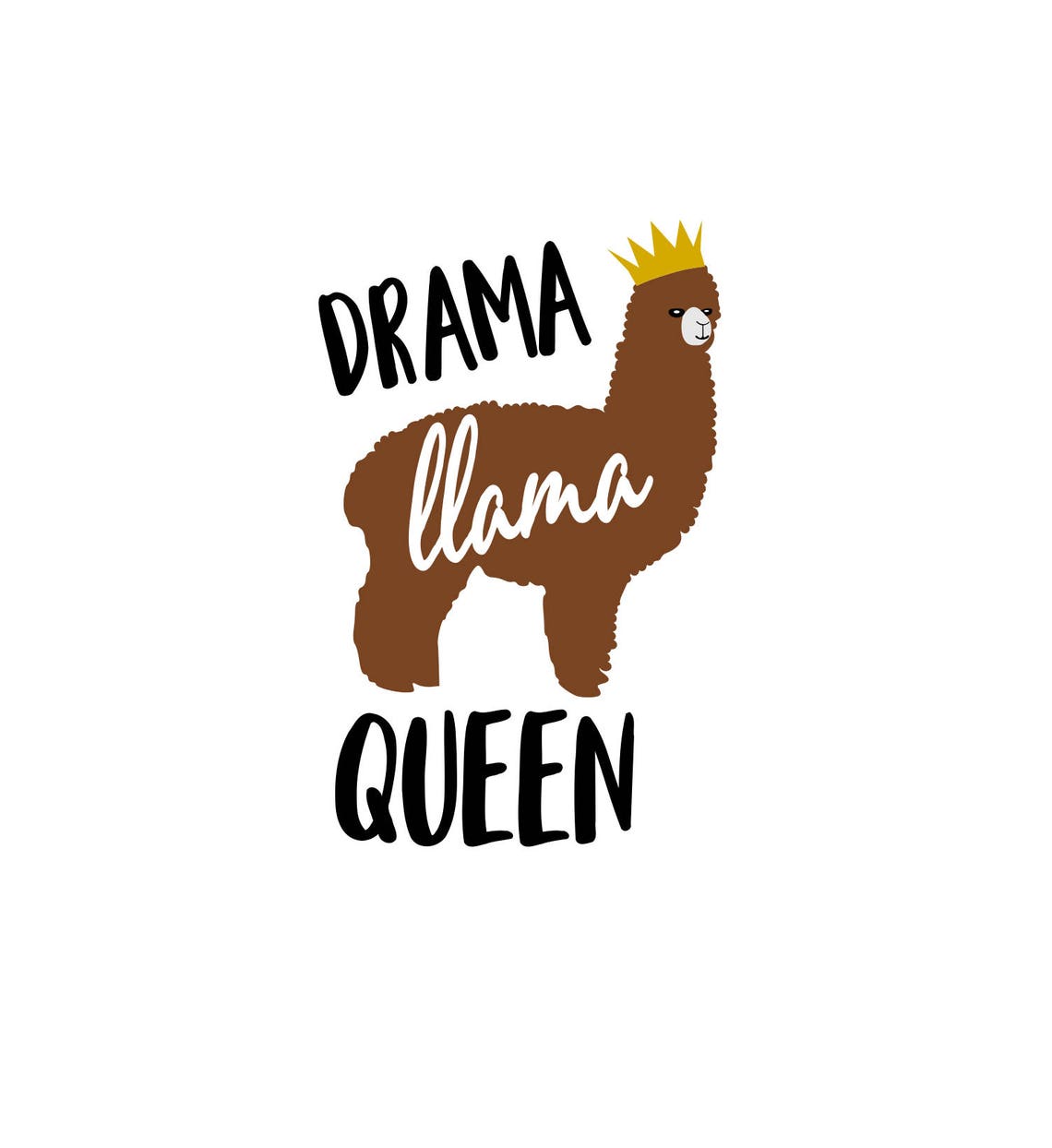 Drama Llama Drama Llama Svg Llama Svg Llama Drama Queen Etsy