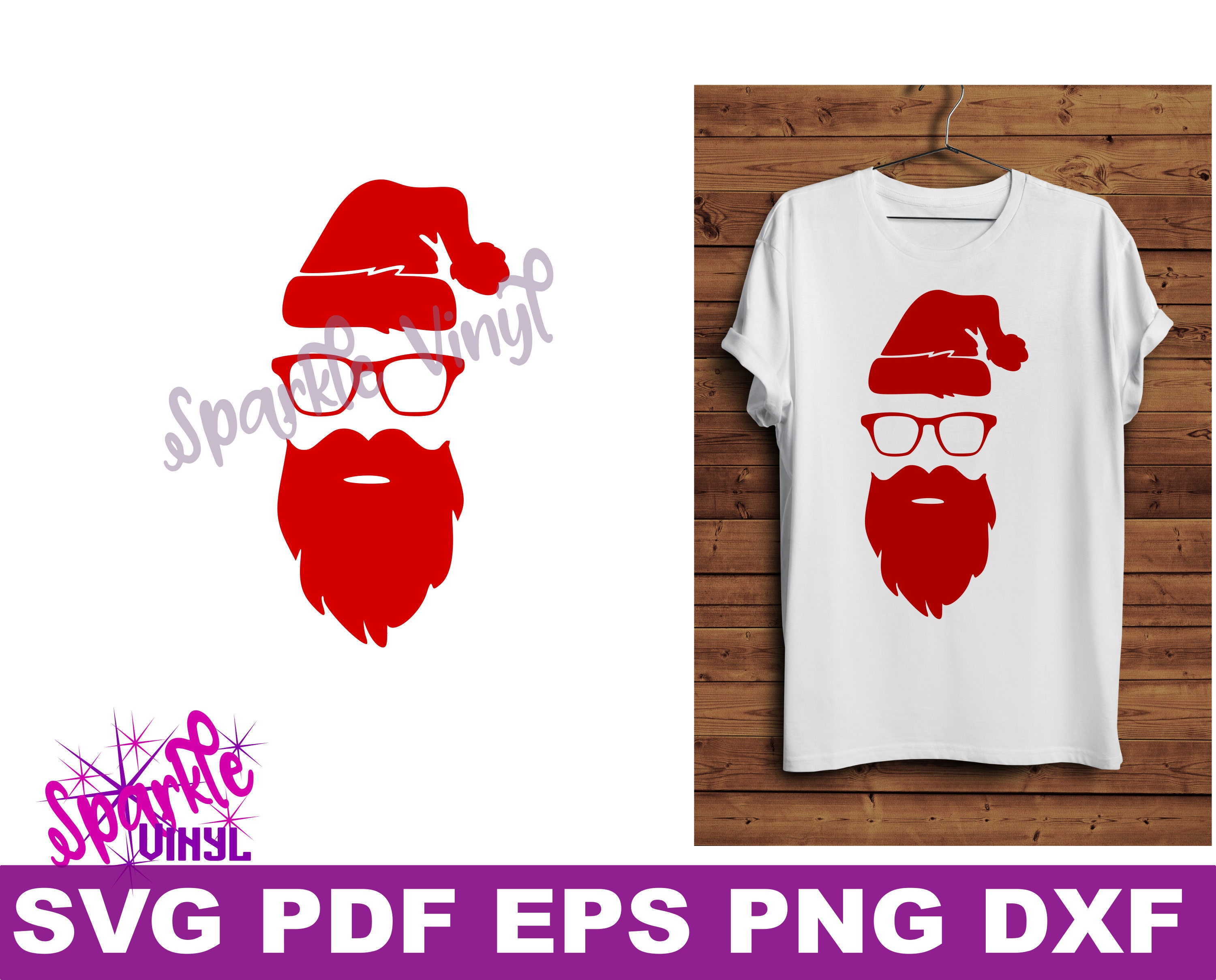 Download Santa Christmas t Shirt cut file svg for cricut or | Etsy