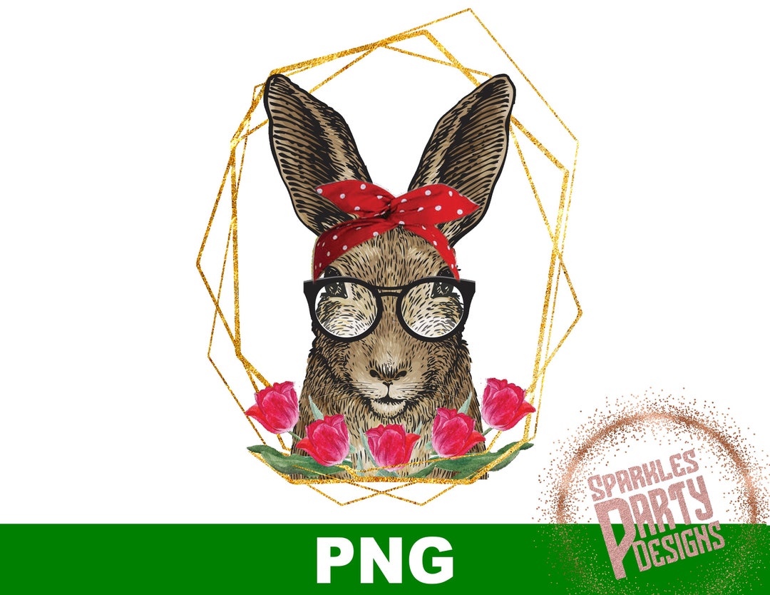 Easter Bunny Sublimate Designs Downloads, Rabbit Sublimation Design ...