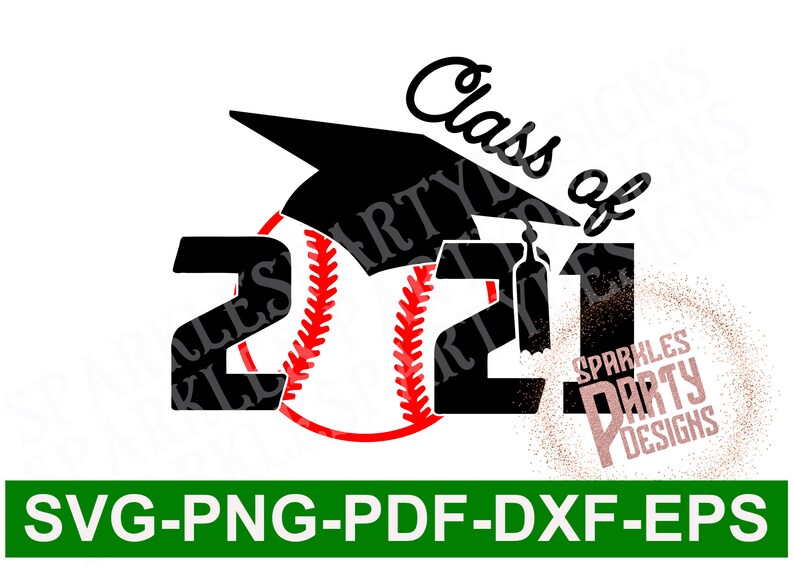 Download Class of 2021 Senior Baseball Graduation svg dxf png | Etsy