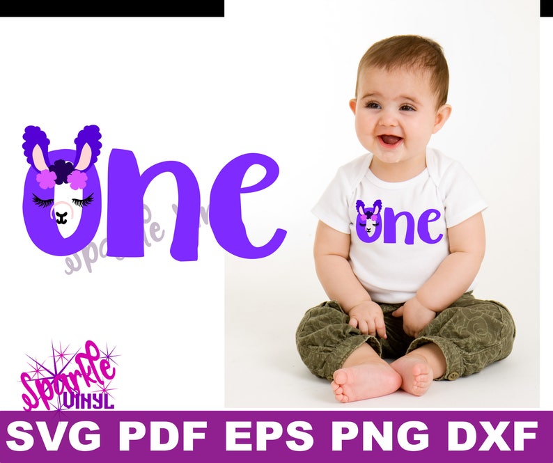 Download Llama first birthday llama svg first birthday one first | Etsy