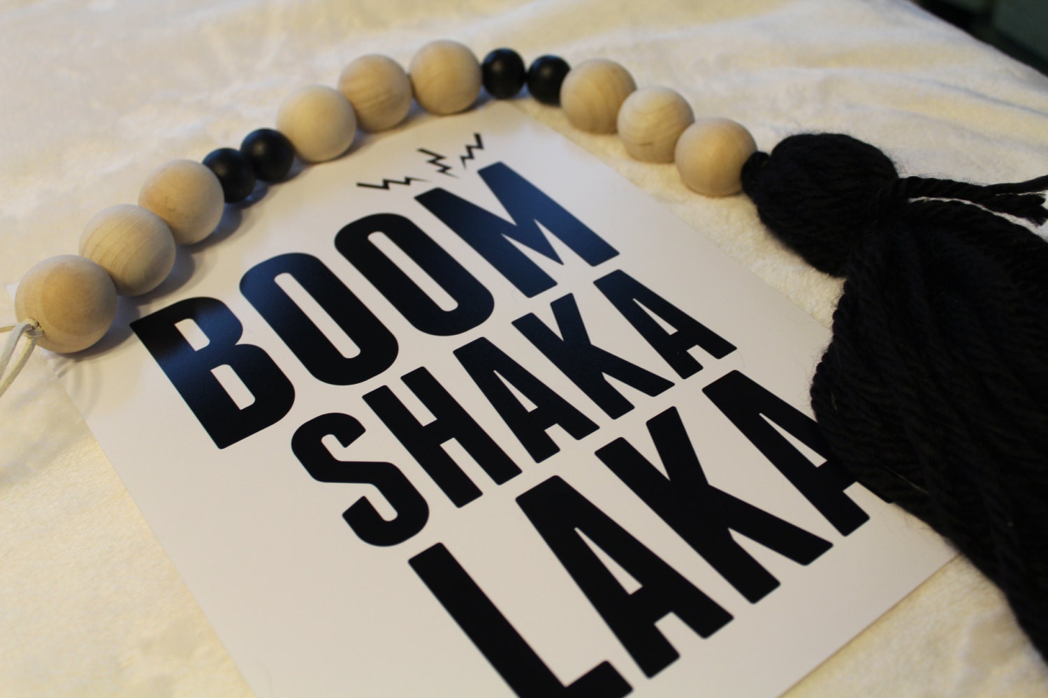 Printable Wall Art Boom Shaka Laka Fun Quotes Nursery Art - Etsy