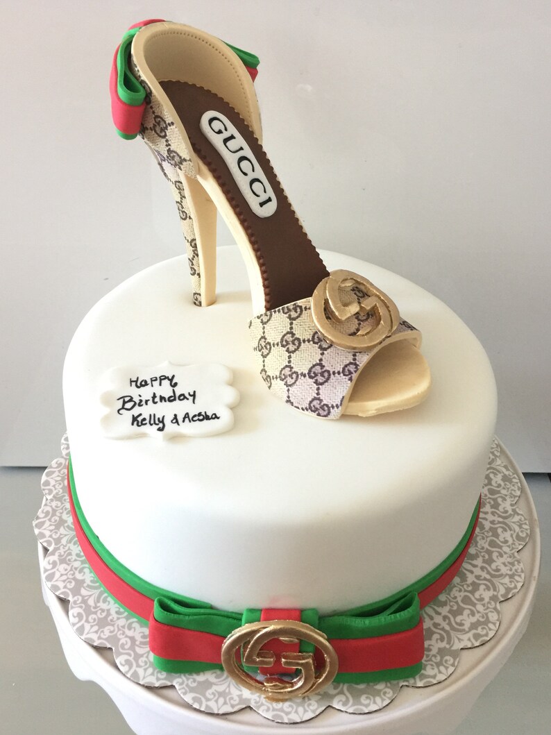 edible gucci heels