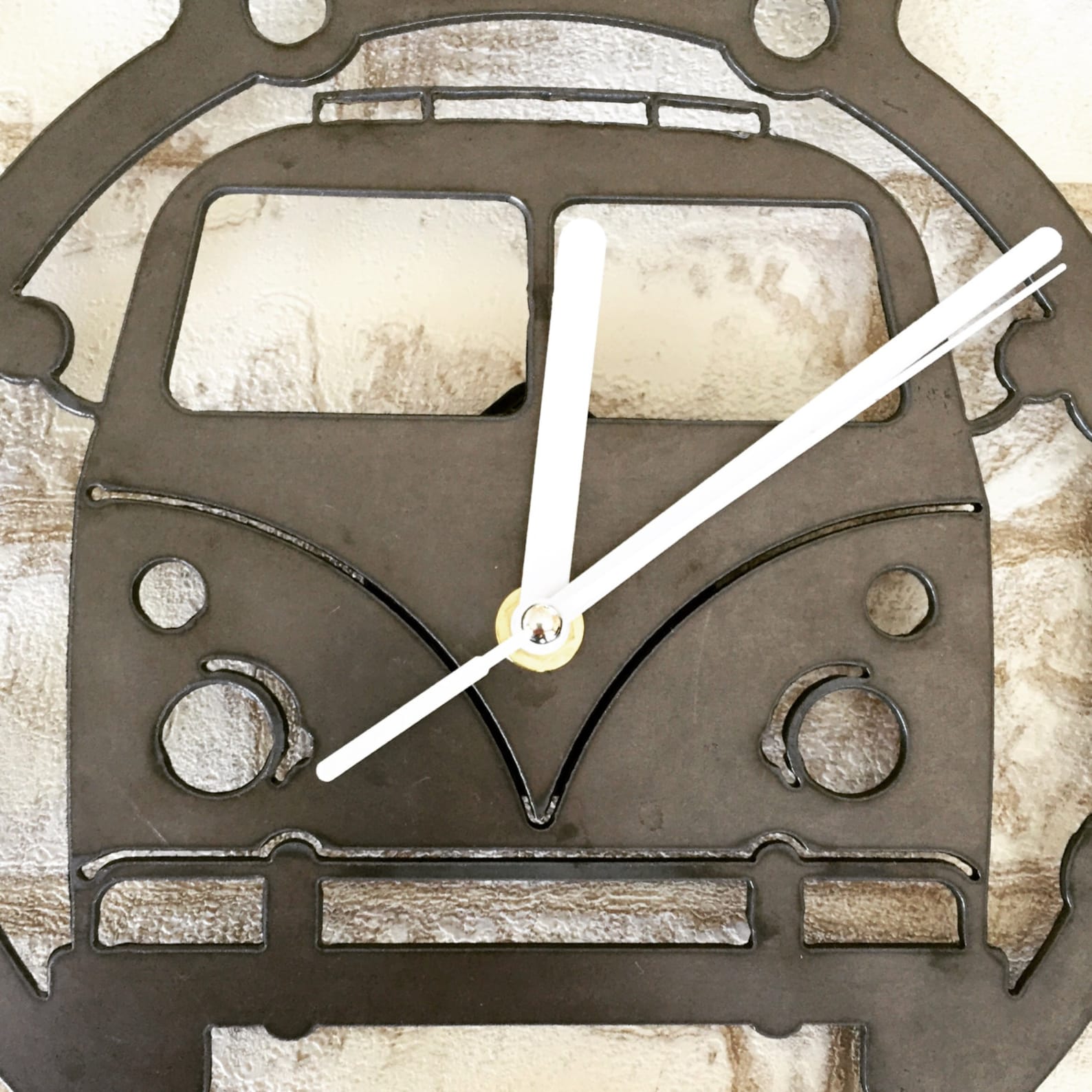 VW Bus Clock Volkswagen Metal Clock VW Camper VW Van Etsy