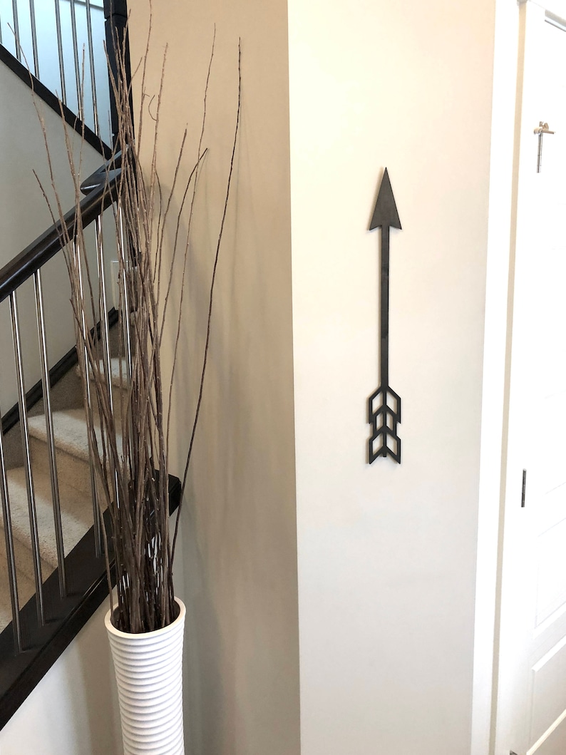 Arrow Home Decor Rustic Metal Wall Art Metal Arrow Etsy