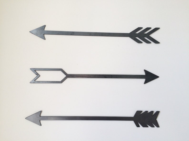 Set of 3 Rustic Metal Arrow Home Decor Collage Art Trendy Etsy