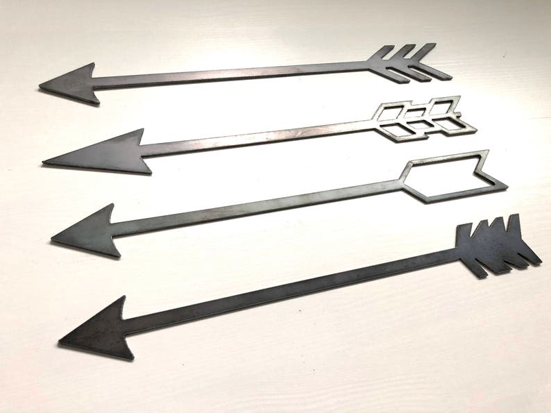 Set of 3 Rustic Metal Arrow Home Decor Collage Art Trendy Etsy