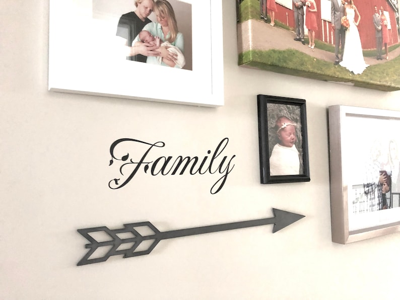 Arrow Home Decor Rustic Metal Wall Art Metal Arrow Etsy