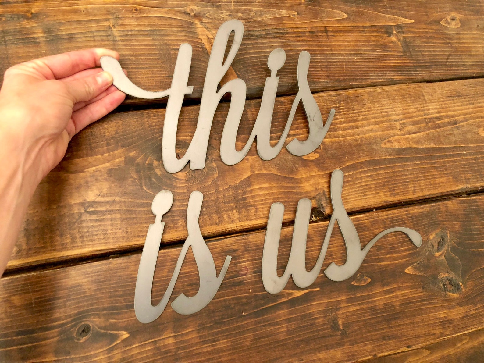 Buy This is Us Rustic Metal Home Decor This is Us Sign Metal Online in