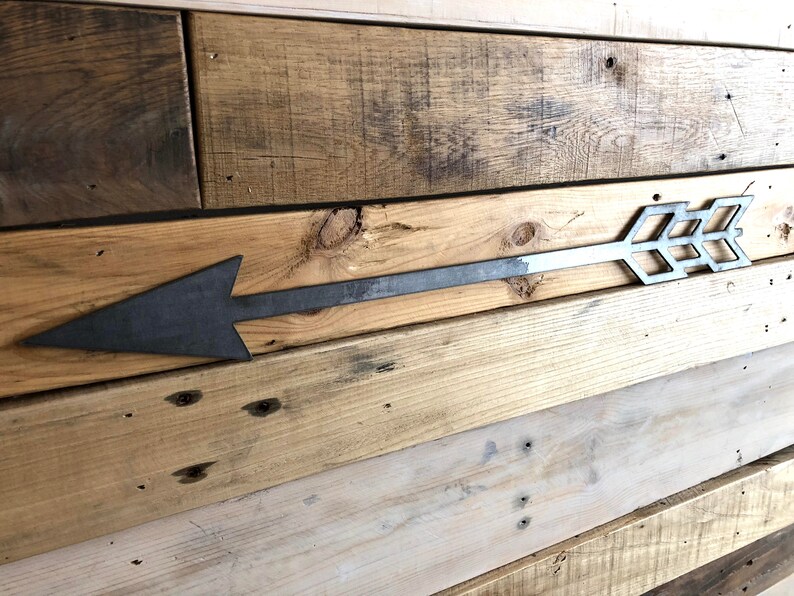 Arrow Home Decor Rustic Metal Wall Art Metal Arrow Etsy