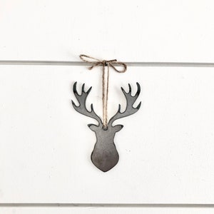 Deer Christmas Ornament - Hunter Ornament - Buck Ornament - Gift for Hunter - Handmade Ornament