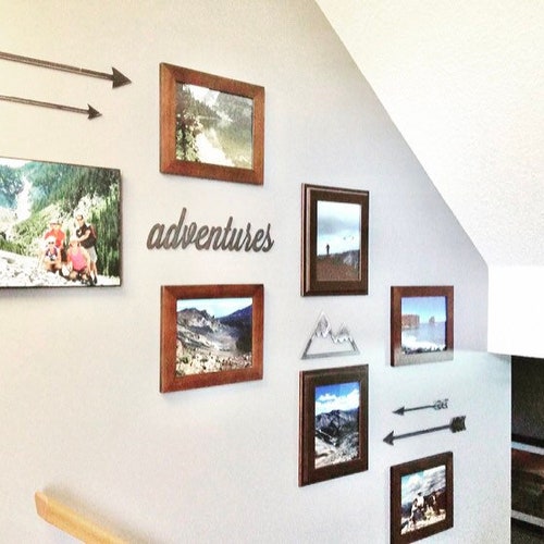 Arrows / Gold / Metal Art / Wall Decor / Set of Three / Home Etsy