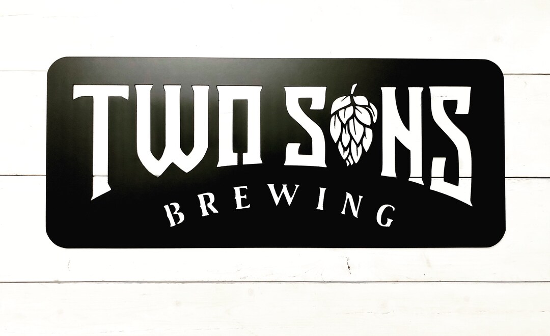 Custom Metal Logo Sign Modern Logo Logo Wall Sign Business Sign Logo