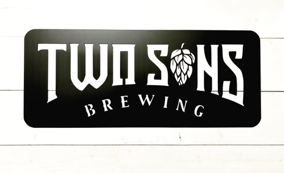 Custom Metal Logo Sign - Modern Logo - Logo Wall Sign - Business Sign - Logo Cutout - Business Logo - Custom Sign