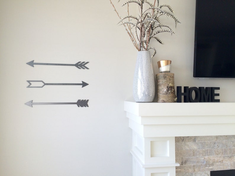 Rustic Metal Arrow Home Decor Etsy
