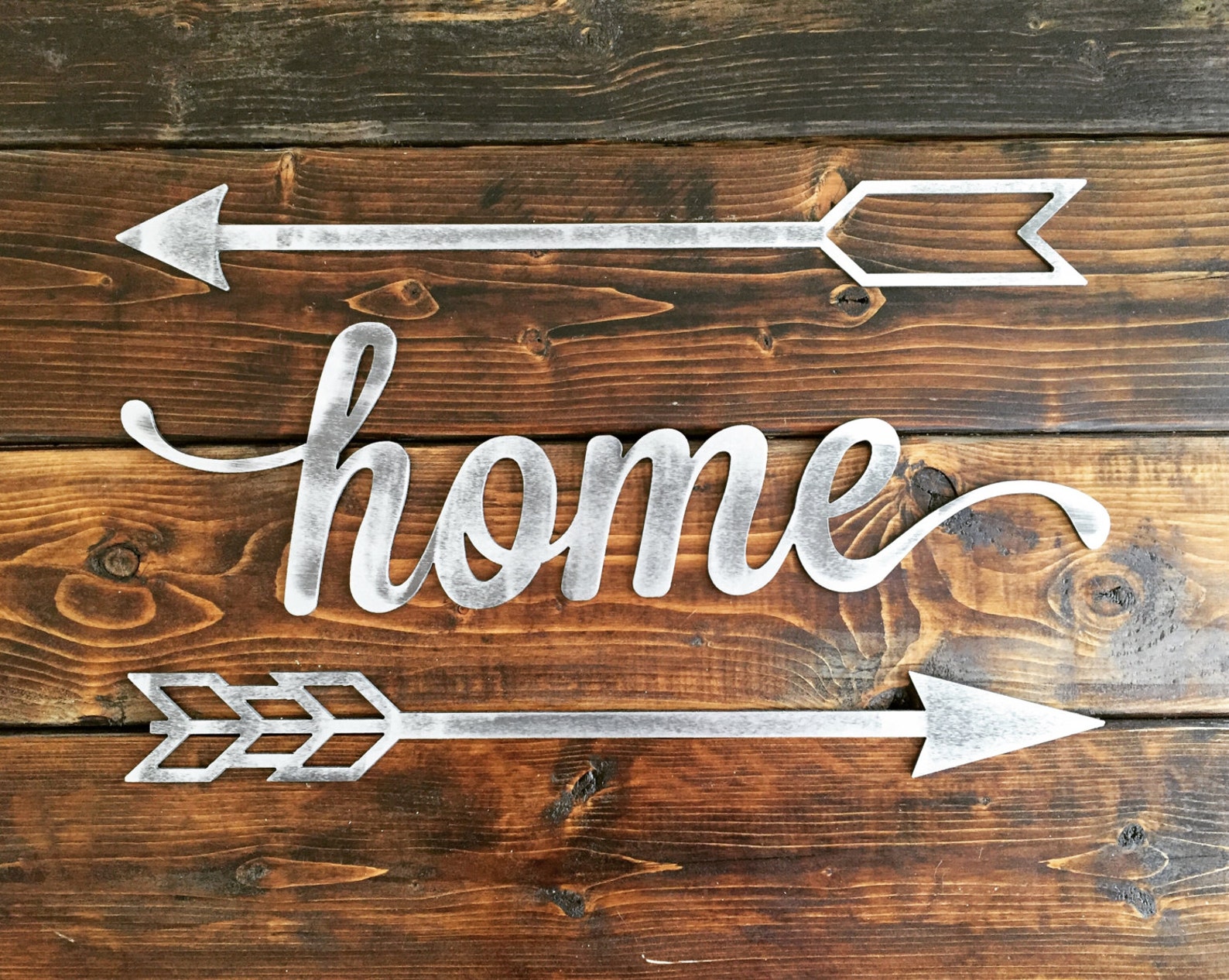 Rustic Arrow Metal Arrow Arrow Sign Modern Wall Art - Etsy