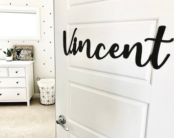 Custom Name Sign - Custom Word Sign - Personalized Gift - Sign for Room - Bedroom Decor - Nursery Sign