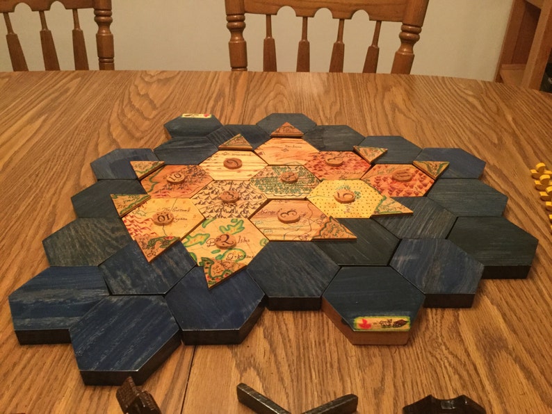 Seafarers Of Catan 3 4 Player Expansion Custom 1 Free Hex