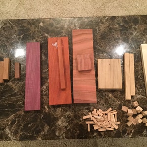 Unfinished settlers Set - 24 pieces per set