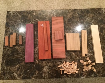 Unfinished settlers Set - 24 pieces per set