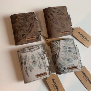 Purse made of washable paper with RFID blocker