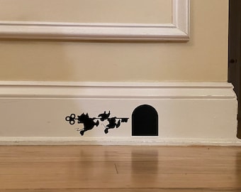 Jaq and Gus Wall Decal