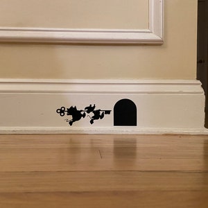 Calcomanía de pared Jaq y Gus
