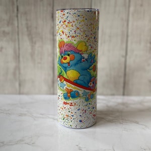 Popples Sublimation Tumbler | 80&#39;s Cartoon Tumbler | Toys of the 80&#39;s Mug | Nostalgic Tumbler