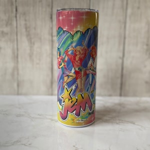 Jem & the Holograms Tumbler | Sublimation Tumbler for Gift | 80's Childhood Tumbler Mug