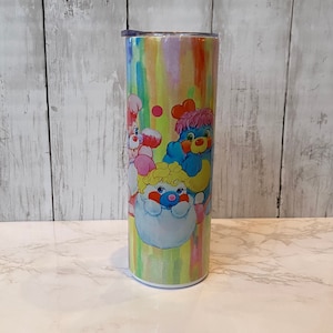 Popples Sublimation Tumbler | 80's Cartoon Tumbler | Toys of the 80's Mug | Nostalgic Tumbler