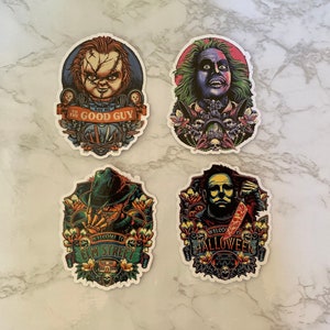 Horror Vinyl Sticker | Horror Villains | Halloween Stickers