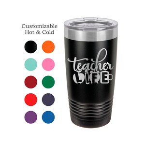 Teacher Tumbler, Teacher Life Tumbler, Gift for Teacher, Teacher Appreciation Tumbler
