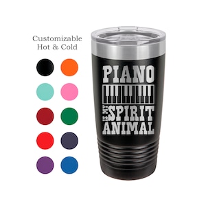 Piano is my Spirit Animal Pianist Gift Musician Cup Piano Player Keyboardist Mug